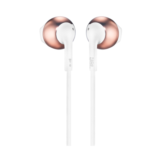 JBL Tune 205 - Rose Gold - Earbud headphones - Back